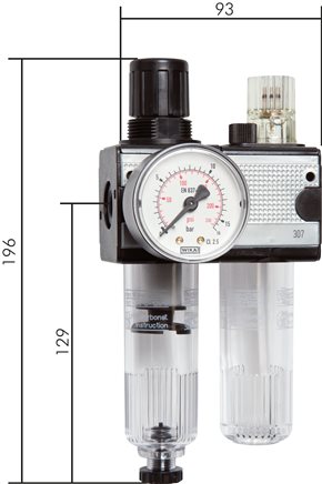 Exemplary representation: 2-part maintenance unit - Multifix series 1