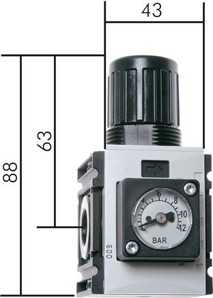 Exemplarische Darstellung: Druckregler - Futura-Baureihe 0